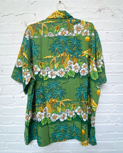 Green Hawaiian Shirt (4X)