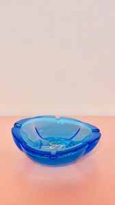 Vintage Italian Blue Ashtray