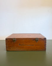 Load image into Gallery viewer, Vintage Pattie’s “Cellophane” Wood Box
