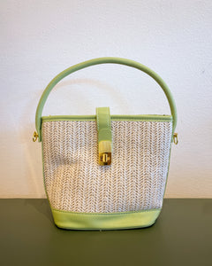 Woven Green Purse