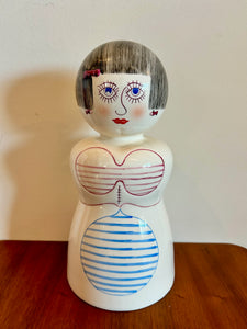 Handmade Porcelain Person Sculpture