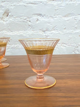 Load image into Gallery viewer, Vintage Tiffin Pink Cocktail Glasses-  Set of 6
