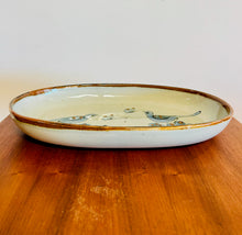 Load image into Gallery viewer, Handmade Stoneware Ceramic Blue Birds and Butterflies
