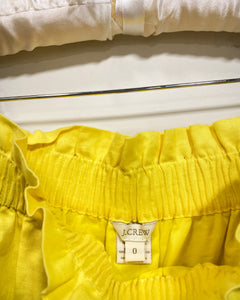 J. Crew Yellow Linen Skirt (0)