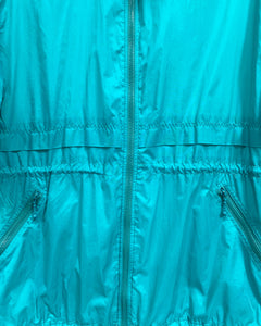 Vintage Turquoise Wind Breaker (L)