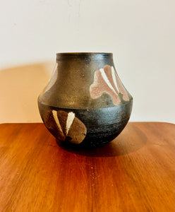 Brown Native Bear Jar Vase