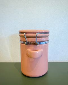 Vintage Bubblegum Pink Canister