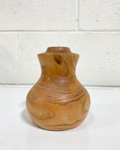 Vintage Wood Dry Vase/Vessel