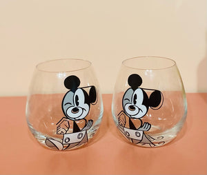 Limited Edition Mickey Mouse Stemless Wine Glasses