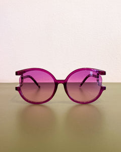 Purple Sunnies with Cutout Temples