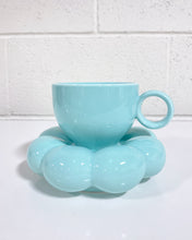 Load image into Gallery viewer, Tiffany Blue Cloud Saucer and Mug
