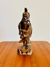 Load image into Gallery viewer, Hand Carved Fisherman from the 60’s
