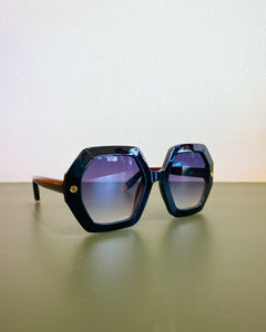 Black Octagonal Sunnies