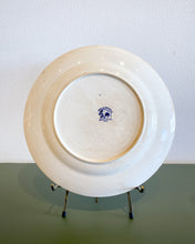 Load image into Gallery viewer, Vintage Buffalo Pottery Semi-Vitreous Blue and White Plate
