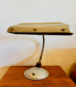 1950's Flex Two Tone Gooseneck Desk Lamp