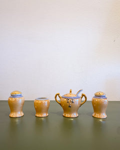 Vintage 4 Piece Japanese Lustreware Set