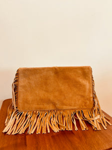 Clutch Suede Fringe Bag