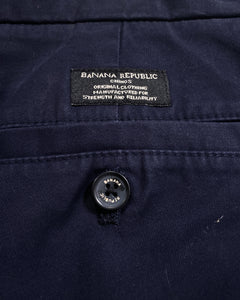 Banana Republic Navy Blue Mason Chinos (32x30)