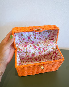 Orange Woven Purse