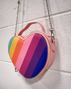 Rainbow Heart Purse