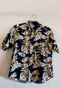 Crossings Dark Blue Hawaiian Shirt