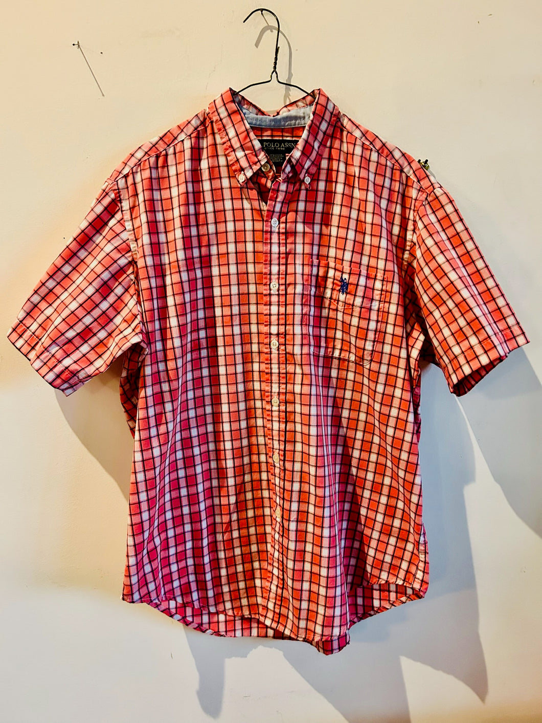 US Polo Assn. Red Plaid Shirt