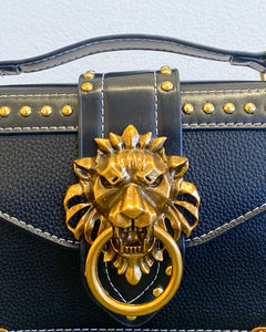 Black Lion Head Purse