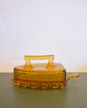 Load image into Gallery viewer, Vintage Amber Imperial Iron Candy Dish
