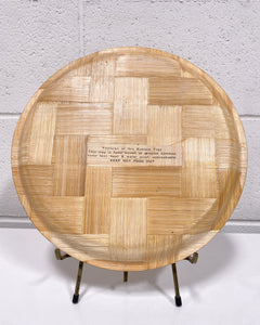 Vintage Hawaii Bamboo Tray