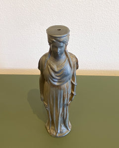 Cast Iron Sculpture of a Grecian Woman