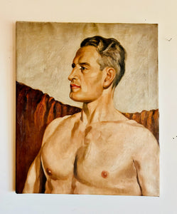 Male Portrait on Canvas