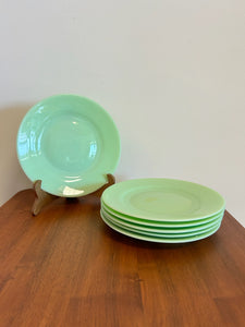 Jadite Salad Plate set of 6