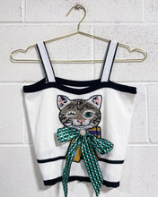 Load image into Gallery viewer, Knit Winky Kitty Tank Top
