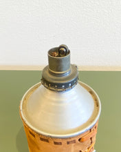 Load image into Gallery viewer, Vintage Leather Wrapped Kerosene Bottle
