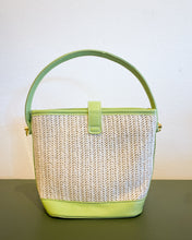 Load image into Gallery viewer, Woven Green Purse
