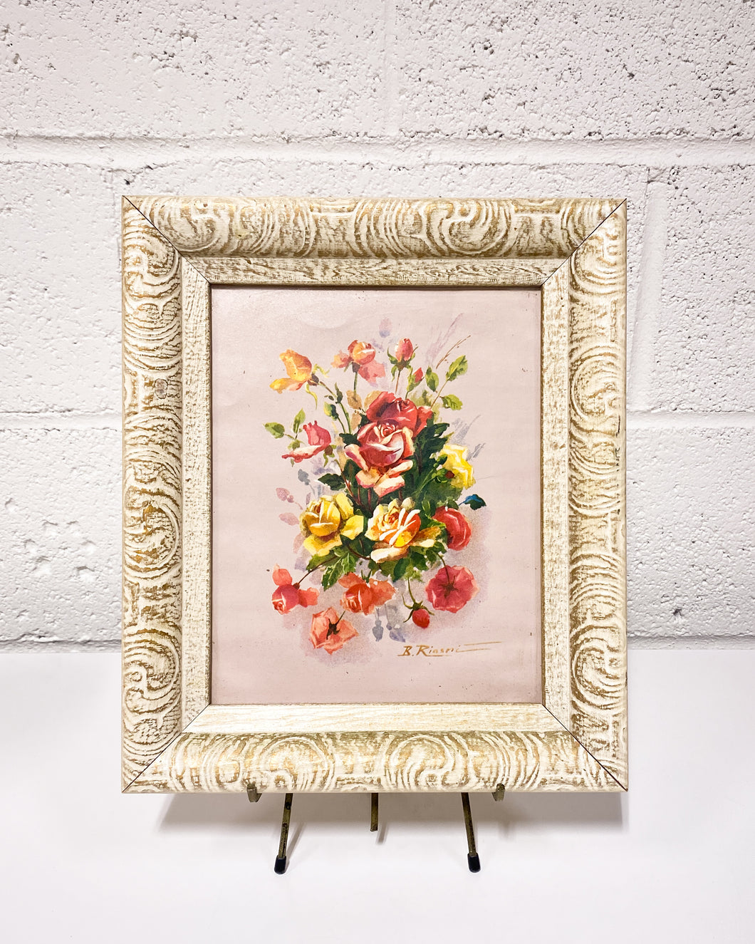 Vintage Floral Art Print by B. Riasni