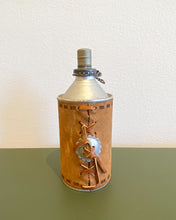 Load image into Gallery viewer, Vintage Leather Wrapped Kerosene Bottle
