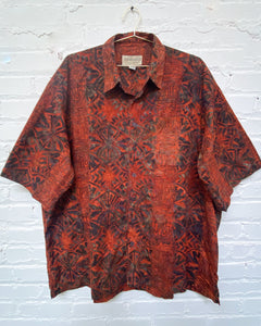 Rust Colored Hawaiian Shirt (4X)