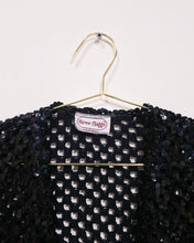 Load image into Gallery viewer, Black Sequin Knit Sweater
