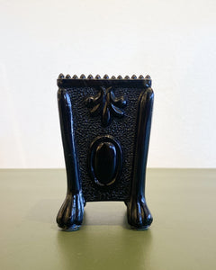 Victorian Black Milk Glass