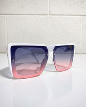 Load image into Gallery viewer, Oversized Square Sunnies in Rose
