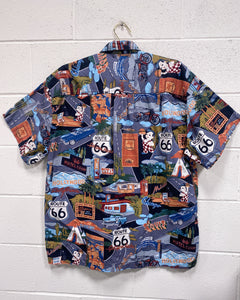 Route 66 Landmarks Button Up Shirt (XL)