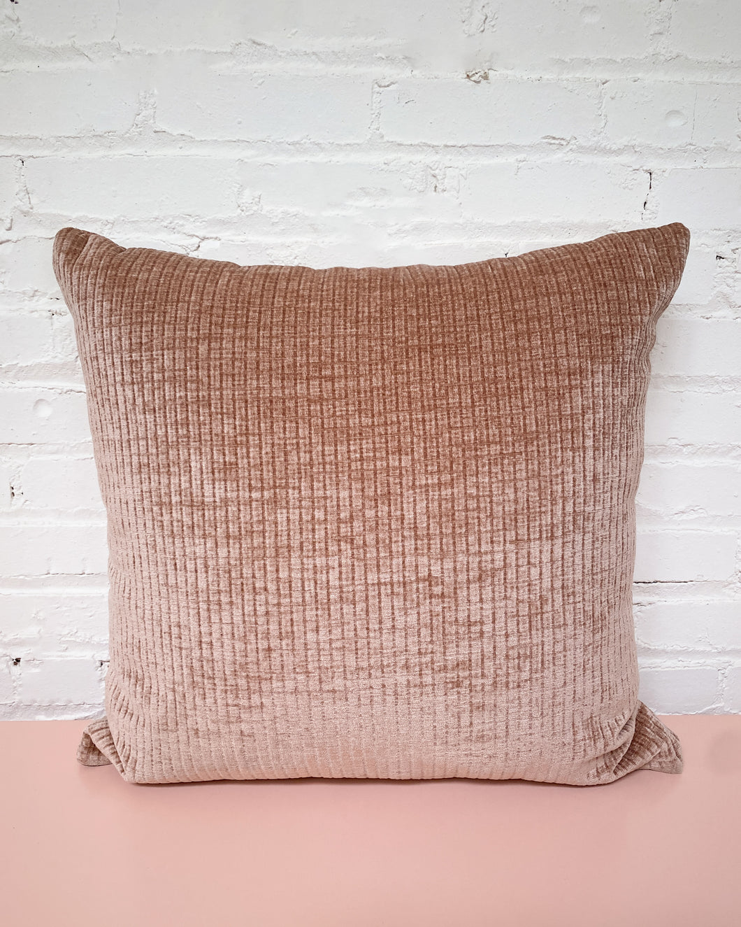 Square Pillow in Belmont Rose