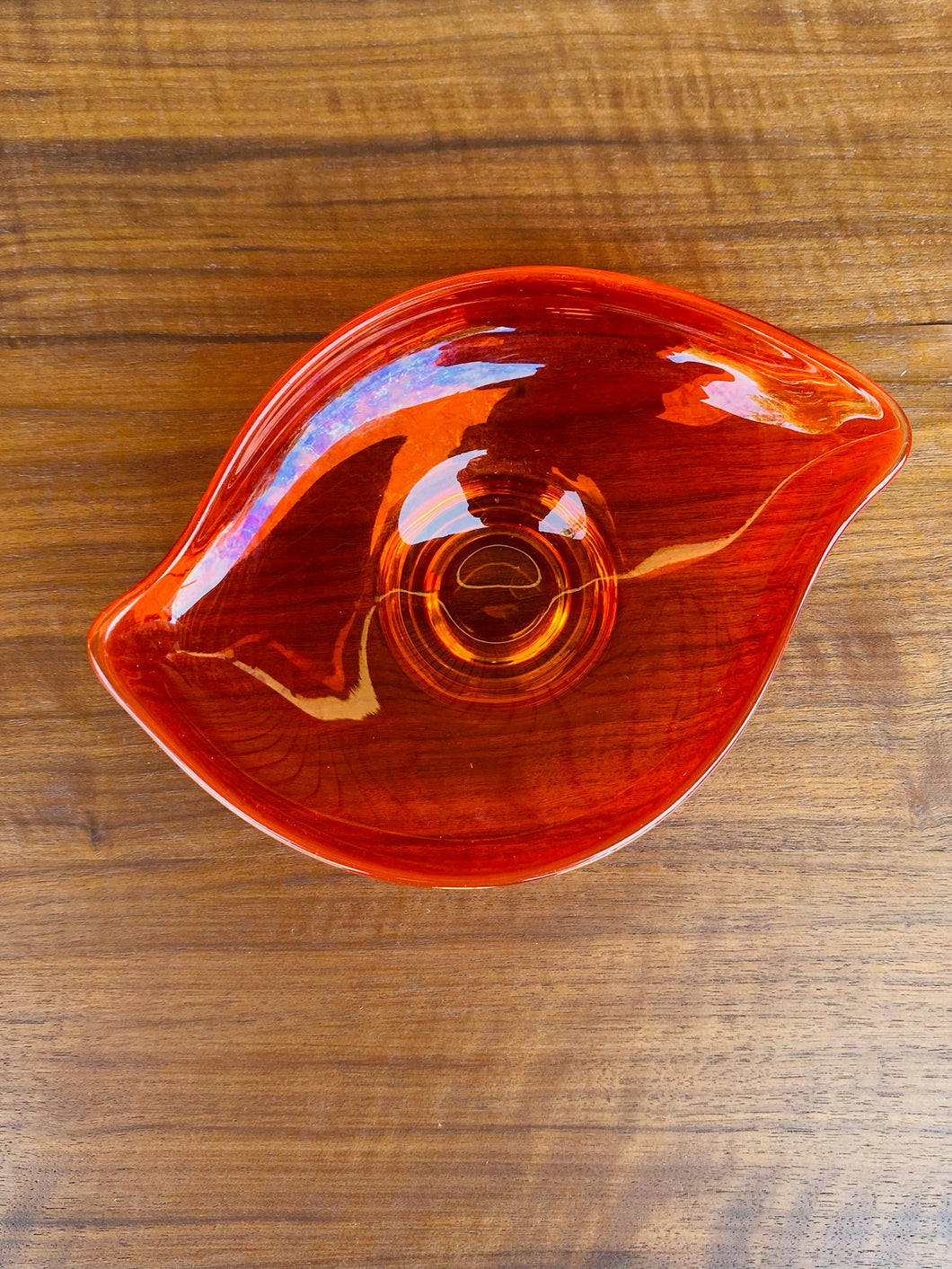 Vikings Red Orange Oval Catchall