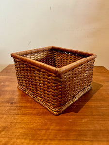 Small Wicker Square Box Basket