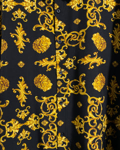 Baroque Gold Button Up by Drill (5X)