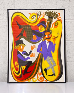 Marx Brothers Poster by Elaine Havelock (1968)