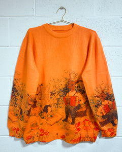 Orange Storytime Sweater (1XL)