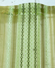 Load image into Gallery viewer, Vintage Avocado Green Sheer Curtain - 1 Panel
