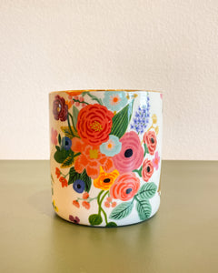 Monogrammed A Floral Mug